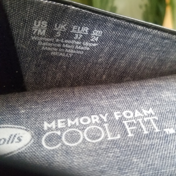 Dr. Scholl's Memory Foam Cool Fit Black Size 7 M - Picture 3 of 7